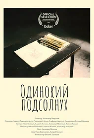 Одинокий подсолнух